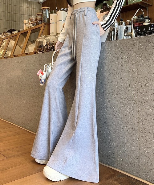by LEGNA（バイレグナ）の「ハイウエストワイドフレアパンツ（その他パンツ・レディース・ホワイト/ブラック/杢グレー・SMALL/MEDIUM/X-LARGE/LARGE）」の14枚目の写真