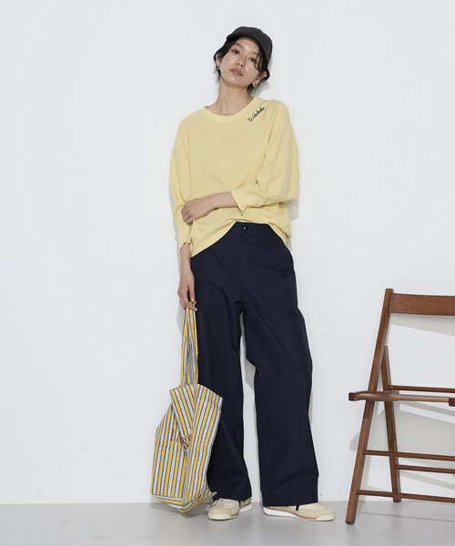 COMME CA Wardrobe(コムサワードローブ)の「タイプライター ベイカーパンツ(その他パンツ・レディース・カーキ/ネイビー・11号/9号/7号)」の3枚目の写真