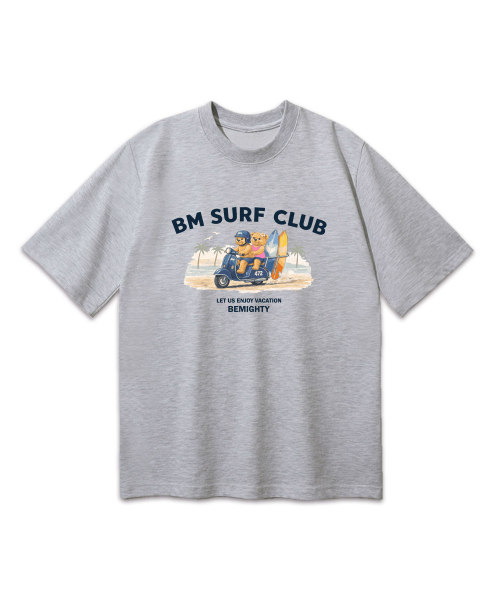 BEMIGHTY(ビーマイティー)の「ベアトリップ オーバーサイズ 半袖Tシャツ(Tシャツ/カットソー・メンズ・ネイビー/ホワイト/ブラック/グレー・X-LARGE/XX-LARGE/LARGE)」の6枚目の写真