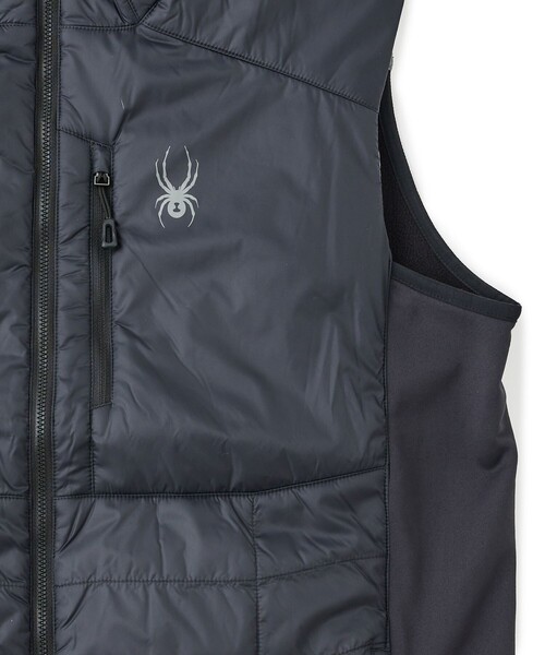 M TO R(ムウトアール)の「【SPYDER】GLISSADE HYBRID VEST(ベスト・レディース・ブラック・L)」の6枚目の写真