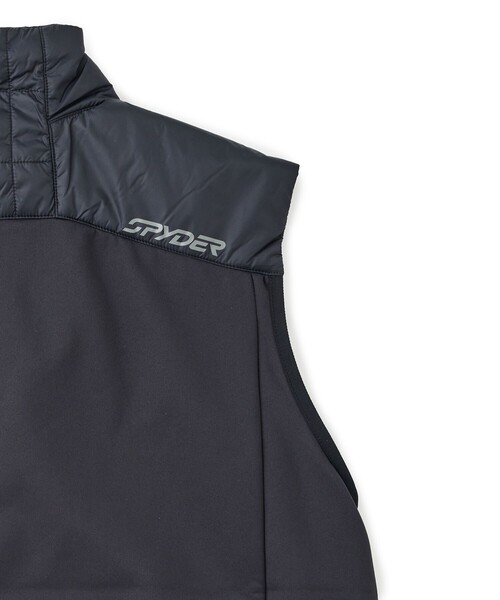 M TO R(ムウトアール)の「【SPYDER】GLISSADE HYBRID VEST(ベスト・レディース・ブラック・L)」の3枚目の写真