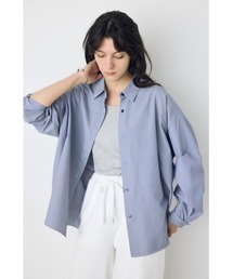 レギュラーカラーオーバーシルエットシャツ