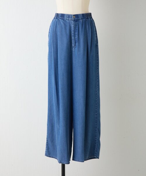 LIVETART（リヴェタート）の「トロミデニムパンツ（その他パンツ・レディース・インディゴブルー・1/0）」の13枚目の写真