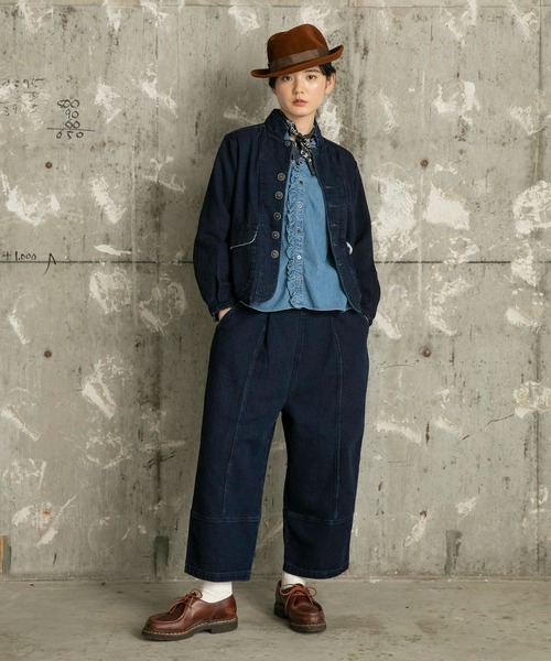 Brocante（ブロカント）の「[Brocante / ブロカント] 6ozインディゴデニム ヴロンカルディガンシャツ（シャツ/ブラウス・レディース・インディゴブルー・2）」の19枚目の写真