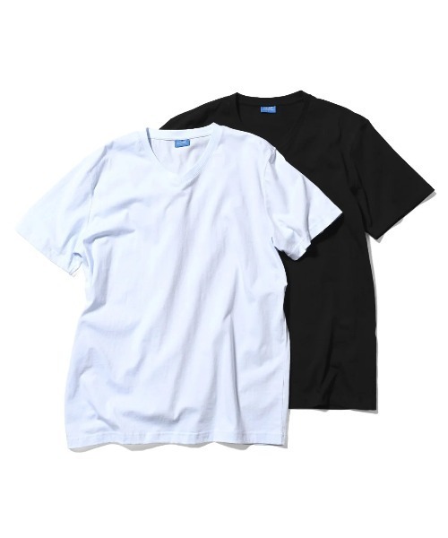 Lafayette（ラファイエット）の「シティラブ  Tシャツ -【CITYLAB  Fitted T-Shirt V Neck 0208V】（Tシャツ/カットソー・メンズ・ブラック/ホワイト・XL/L/M/XXL）」の3枚目の写真