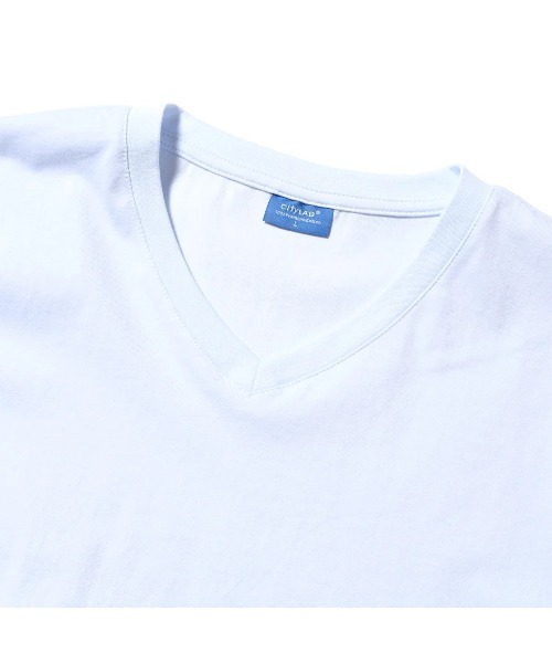 Lafayette（ラファイエット）の「シティラブ  Tシャツ -【CITYLAB  Fitted T-Shirt V Neck 0208V】（Tシャツ/カットソー・メンズ・ブラック/ホワイト・XL/L/M/XXL）」の4枚目の写真