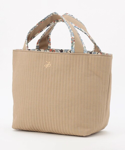 J.PRESS（ジェイプレス）の「【WEB限定カラーあり・リバーシブル】LIBERTY キルティング ミニトートバッグ（トートバッグ・レディース・ライトグレー系/ブラウン系/ネイビー系/サックスブルー系・F）」の17枚目の写真