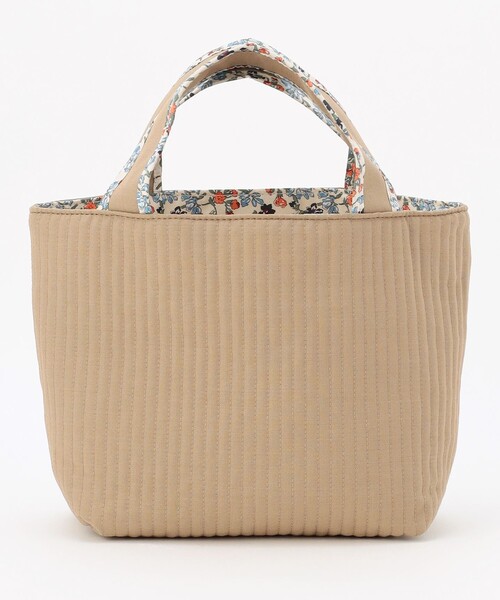J.PRESS（ジェイプレス）の「【WEB限定カラーあり・リバーシブル】LIBERTY キルティング ミニトートバッグ（トートバッグ・レディース・ライトグレー系/ブラウン系/ネイビー系/サックスブルー系・F）」の16枚目の写真