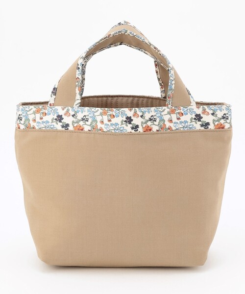 J.PRESS（ジェイプレス）の「【WEB限定カラーあり・リバーシブル】LIBERTY キルティング ミニトートバッグ（トートバッグ・レディース・ライトグレー系/ブラウン系/ネイビー系/サックスブルー系・F）」の8枚目の写真