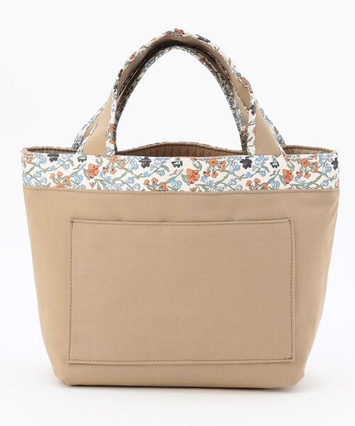 J.PRESS（ジェイプレス）の「【WEB限定カラーあり・リバーシブル】LIBERTY キルティング ミニトートバッグ（トートバッグ・レディース・ライトグレー系/ブラウン系/ネイビー系/サックスブルー系・F）」の6枚目の写真
