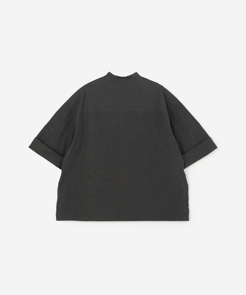 GYMPHLEX(ジムフレックス)の「Gymphlex | タイプライター スタンドカラー半袖シャツ MEN(シャツ/ブラウス・メンズ・ホワイト/ブラック系その他・L/M)」の5枚目の写真