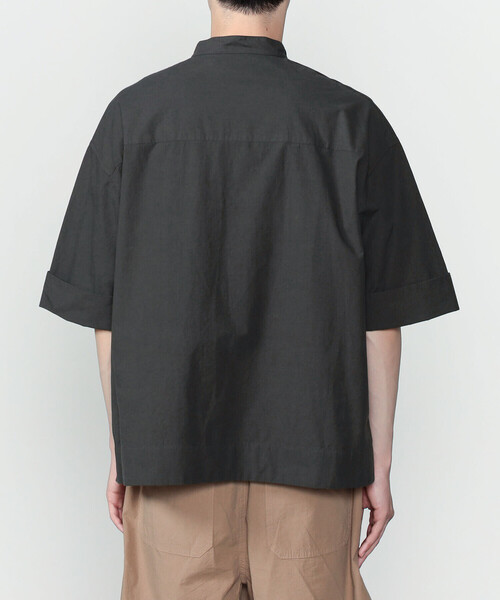 GYMPHLEX(ジムフレックス)の「Gymphlex | タイプライター スタンドカラー半袖シャツ MEN(シャツ/ブラウス・メンズ・ホワイト/ブラック系その他・L/M)」の12枚目の写真
