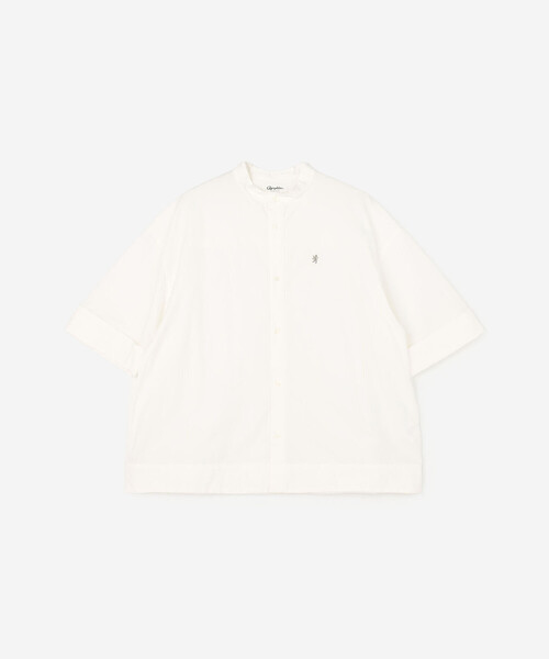GYMPHLEX(ジムフレックス)の「Gymphlex | タイプライター スタンドカラー半袖シャツ MEN(シャツ/ブラウス・メンズ・ホワイト/ブラック系その他・L/M)」の19枚目の写真