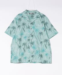 【Kahiko】SURF&Palms アイナロアMEN'Sシャツ