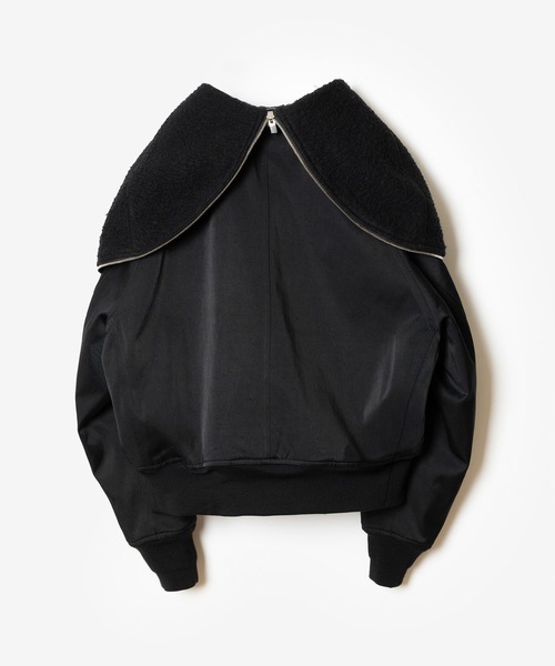 ATTACHMENT(アタッチメント)の「NY/CO サテン N 2Bジャケット / NY/CO SATIN N 2B JACKET(ミリタリージャケット・メンズ・グレー/ブラック・1/4/3/2)」の7枚目の写真
