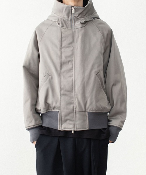 ATTACHMENT(アタッチメント)の「NY/CO サテン N 2Bジャケット / NY/CO SATIN N 2B JACKET(ミリタリージャケット・メンズ・グレー/ブラック・1/4/3/2)」の9枚目の写真