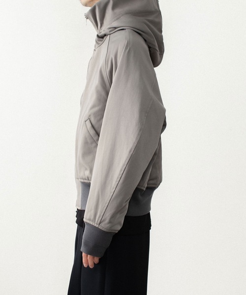 ATTACHMENT(アタッチメント)の「NY/CO サテン N 2Bジャケット / NY/CO SATIN N 2B JACKET(ミリタリージャケット・メンズ・グレー/ブラック・1/4/3/2)」の11枚目の写真