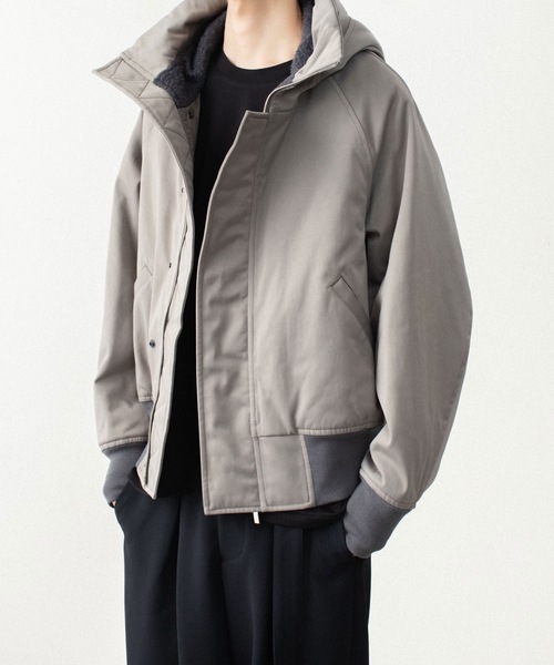 ATTACHMENT(アタッチメント)の「NY/CO サテン N 2Bジャケット / NY/CO SATIN N 2B JACKET(ミリタリージャケット・メンズ・グレー/ブラック・1/4/3/2)」の17枚目の写真