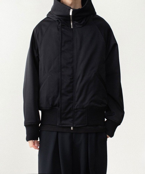 ATTACHMENT(アタッチメント)の「NY/CO サテン N 2Bジャケット / NY/CO SATIN N 2B JACKET(ミリタリージャケット・メンズ・グレー/ブラック・1/4/3/2)」の20枚目の写真