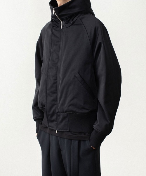 ATTACHMENT(アタッチメント)の「NY/CO サテン N 2Bジャケット / NY/CO SATIN N 2B JACKET(ミリタリージャケット・メンズ・グレー/ブラック・1/4/3/2)」の21枚目の写真