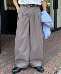 CIAOPANIC TYPY | 【ユニセックス】エアリーストレッチワイドパンツ(スラックス)