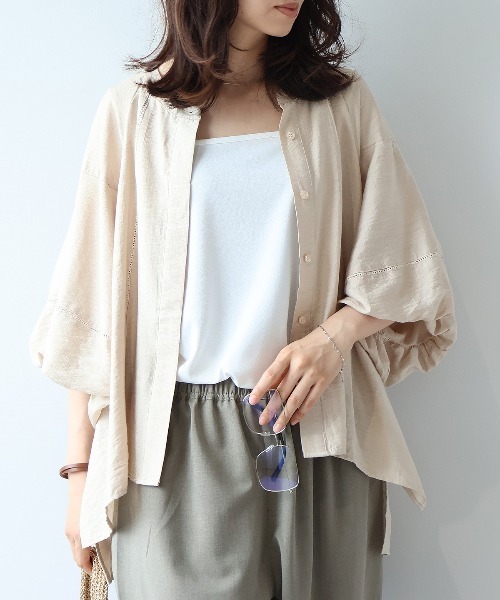 leswel(レスウェル)の「【M/L】ラグランスリーブハシゴレースブラウス(シャツ/ブラウス・レディース・チャコールグレー/クリーム/ブラウン・M/L)」の11枚目の写真