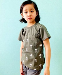SHISKY（シスキー）の「胸ポケット付き総柄半袖Tシャツ（SJ-38-01)（Tシャツ/カットソー）」
