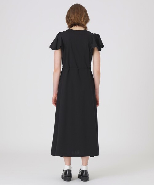 BLUE LABEL CRESTBRIDGE(ブルーレーベルクレストブリッジ)の「ラッフルスリーブドレス(ワンピース・レディース・ダークネイビー/ブラック・38/40/36)」の12枚目の写真