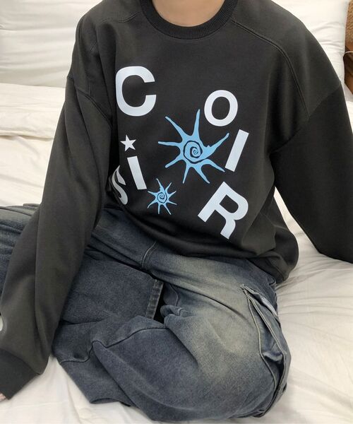 COIRIS(コイリス)の「ロアパズルロゴ スウェット 男女共用 (2カラー)(スウェット・レディース・グレー/チャコール・FREE)」の13枚目の写真