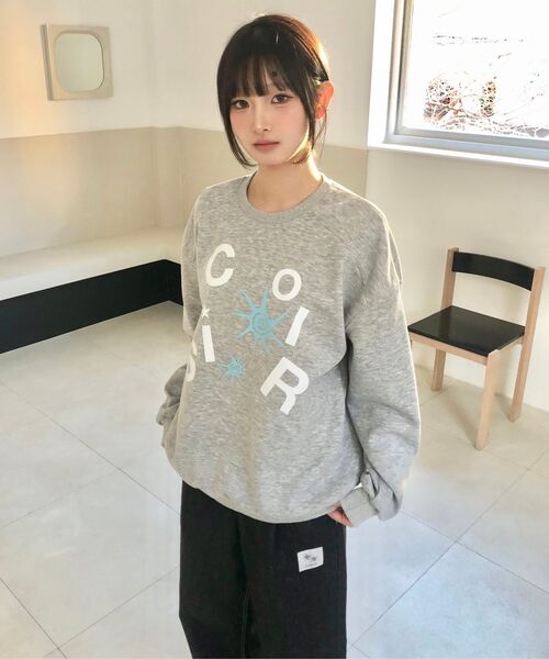 COIRIS(コイリス)の「ロアパズルロゴ スウェット 男女共用 (2カラー)(スウェット・レディース・グレー/チャコール・FREE)」の14枚目の写真