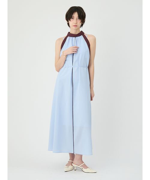 LILY BROWN(リリーブラウン)の「2wayカップインベアセットアメスリワンピース(ワンピース・レディース・ブラック/ベージュ/ブルー・F)」の13枚目の写真