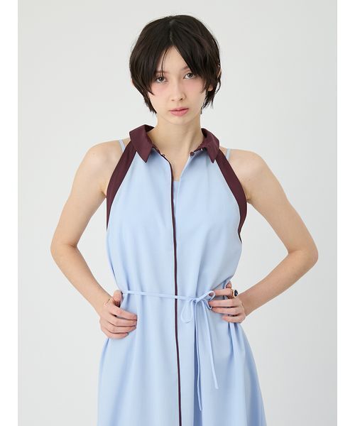 LILY BROWN(リリーブラウン)の「2wayカップインベアセットアメスリワンピース(ワンピース・レディース・ブラック/ベージュ/ブルー・F)」の16枚目の写真