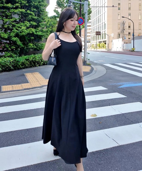 THEODORIC.dy(セオドリックディ)の「ノースリーブ パネルワンピース(美シルエット設計)(ワンピース・レディース・アイボリー/ブラック・FREE)」の14枚目の写真