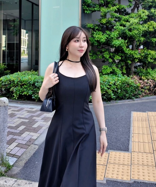 THEODORIC.dy(セオドリックディ)の「ノースリーブ パネルワンピース(美シルエット設計)(ワンピース・レディース・アイボリー/ブラック・FREE)」の21枚目の写真