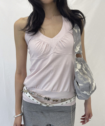 DIMANCHE（ディマンシュ）の「Rosy Top (pink)（Tシャツ/カットソー）」