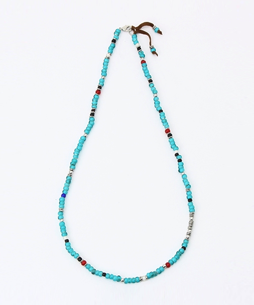 チャイハネ（チャイハネ）の「【チャイハネ】ジェイMEN'Sネックレス（ネックレス・メンズ・レッド/ターコイズブルー/ブラック・FREE）」の2枚目の写真