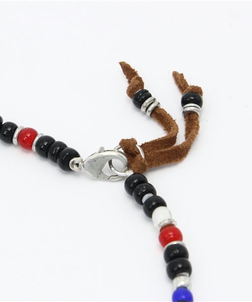 チャイハネ（チャイハネ）の「【チャイハネ】ジェイMEN'Sネックレス（ネックレス・メンズ・レッド/ターコイズブルー/ブラック・FREE）」の5枚目の写真