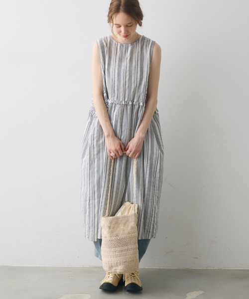 Crisp(クリスプ)の「crochet shoulder bucket bag / クロシェショルダーバケットバッグ(ショルダーバッグ・レディース・ナチュラル・FREE)」の2枚目の写真