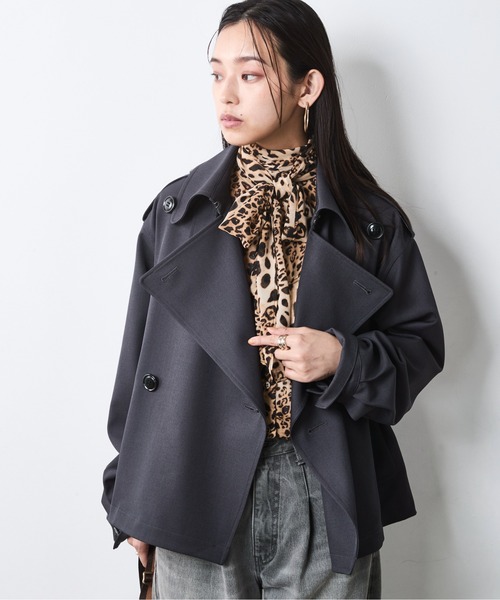 CHIC STYLE(シックスタイル)の「レオパードプリントリボンタイブラウス<大きいサイズ有>シックスタイル(シャツ/ブラウス・レディース・レオパード・M/LL/L/5L/4L/3L)」の12枚目の写真