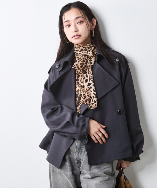 CHIC STYLE(シックスタイル)の「レオパードプリントリボンタイブラウス<大きいサイズ有>シックスタイル(シャツ/ブラウス・レディース・レオパード・M/LL/L/5L/4L/3L)」の15枚目の写真