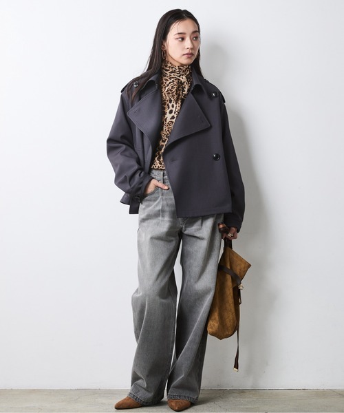 CHIC STYLE(シックスタイル)の「レオパードプリントリボンタイブラウス<大きいサイズ有>シックスタイル(シャツ/ブラウス・レディース・レオパード・M/LL/L/5L/4L/3L)」の16枚目の写真