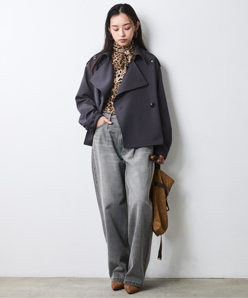 CHIC STYLE(シックスタイル)の「レオパードプリントリボンタイブラウス<大きいサイズ有>シックスタイル(シャツ/ブラウス・レディース・レオパード・M/LL/L/5L/4L/3L)」の17枚目の写真