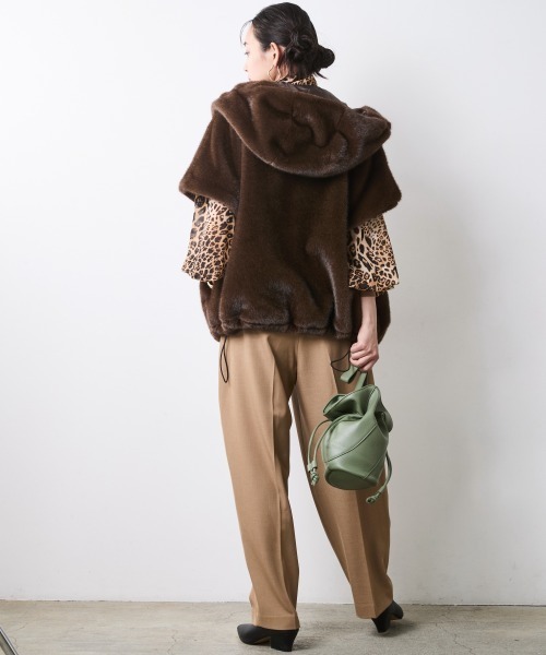 CHIC STYLE(シックスタイル)の「レオパードプリントリボンタイブラウス<大きいサイズ有>シックスタイル(シャツ/ブラウス・レディース・レオパード・M/LL/L/5L/4L/3L)」の22枚目の写真