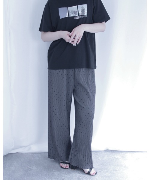 amini(アミニ)の「アソートプリントプリーツパンツ(その他パンツ・レディース・ブラック系その他2/ブラック系その他/グレー系その他/ブラウン系その他・MEDIUM)」の22枚目の写真