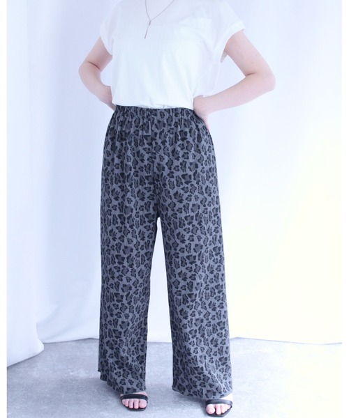 amini(アミニ)の「アソートプリントプリーツパンツ(その他パンツ・レディース・ブラック系その他2/ブラック系その他/グレー系その他/ブラウン系その他・MEDIUM)」の11枚目の写真