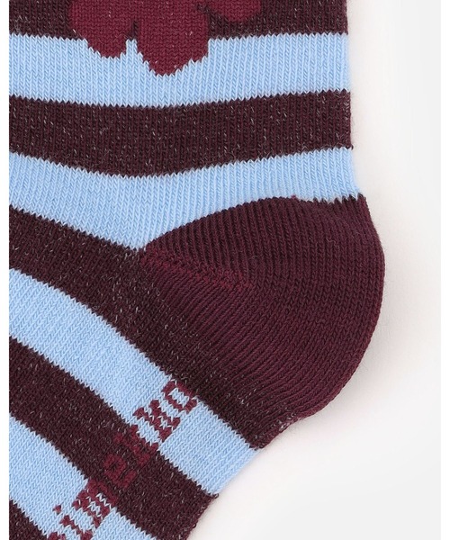 marimekko(マリメッコ)の「【Kids】Makeinen Tasaraita Uni /Socks(ソックス/靴下・キッズ・ブルー × パープル・31/25/28/22/19)」の4枚目の写真