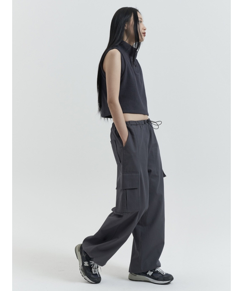 VADEFY(ヴァデファイ)の「スリーブレスカラータンク, スレートグレー(Tシャツ/カットソー・レディース・その他・ONE SIZE)」の5枚目の写真