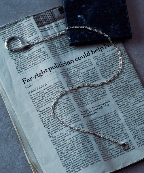 MILITARY(ミリタリー)の「【MAISON CLUB】Slim Anchor Chain Wallet Chain Silver925 KUN(ウォレットチェーン・メンズ・シルバー・FREE)」の1枚目の写真