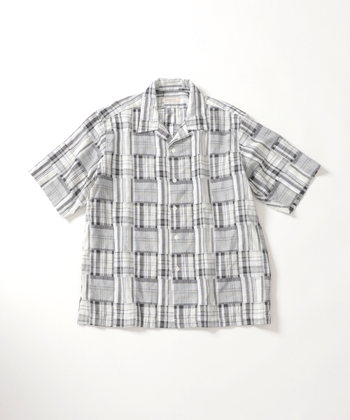 B.C STOCK(ベーセーストック)の「Garment wash Madras シャツ(シャツ/ブラウス・メンズ・ブルー系その他/ブラック・MEDIUM/LARGE)」の1枚目の写真
