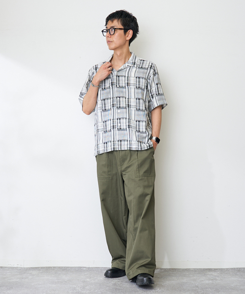 B.C STOCK(ベーセーストック)の「Garment wash Madras シャツ(シャツ/ブラウス・メンズ・ブルー系その他/ブラック・MEDIUM/LARGE)」の21枚目の写真